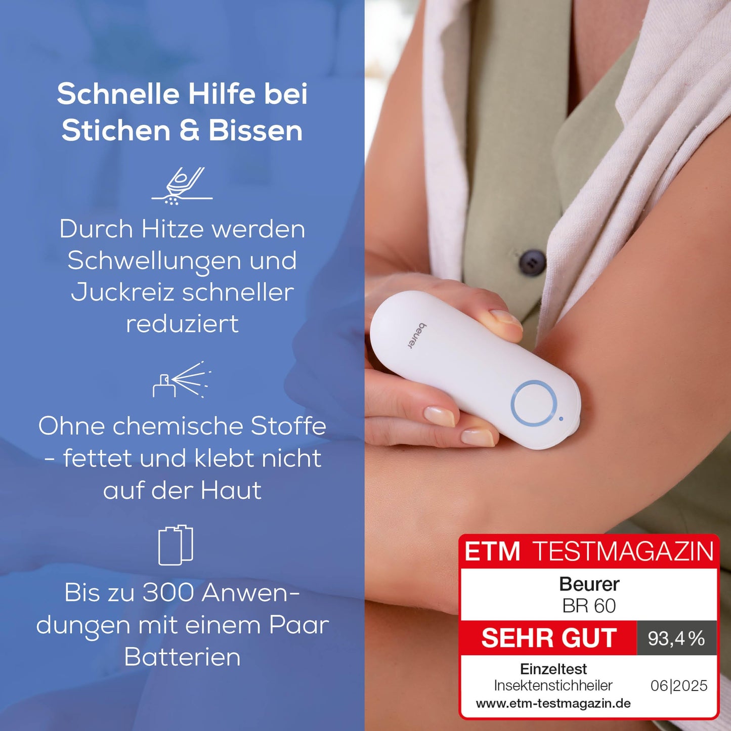 Beurer BR 60 Stichheiler – Hitzestift gegen Insektenstiche